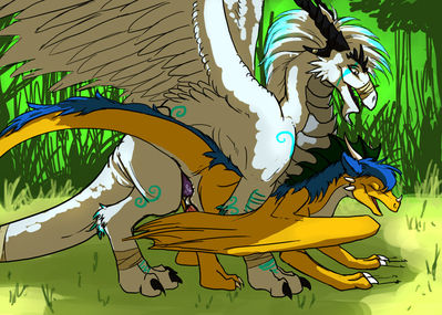 Mating Dragons
art by syrinoth
Keywords: dragon;feral;male;M/M;penis;anal;from_behind;spooge;syrinoth