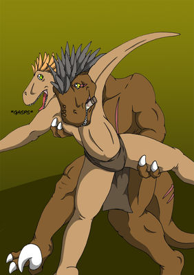 Alpha Raptor 14
art by nx-3000
Keywords: comic;dinosaur;theropod;raptor;male;anthro;M/M;penis;from_behind;suggestive;nx-3000