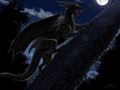Night Huntress
art by kodardragon
Keywords: dragoness;female;feral;solo;non-adult;kodardragon