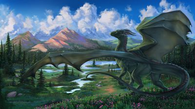 Arimah
art by aaros
Keywords: dragon;male;feral;solo;non-adult;aaros