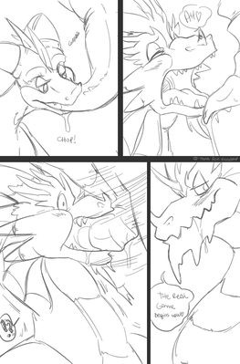 Spyro's Deja Boos (page 18)
art by tora
Keywords: comic;videogame;spyro_the_dragon;dragon;spyro;cyril;ignitus;male;anthro;M/M;threeway;spitroast;penis;oral;closeup;spooge;tora