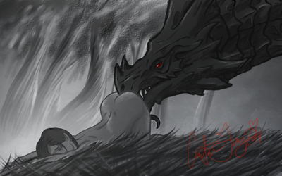 Alduin Exploring
unknown artist
Keywords: beast;videogame;skyrim;dragon;wyvern;alduin;male;feral;human;woman;female;M/F;oral