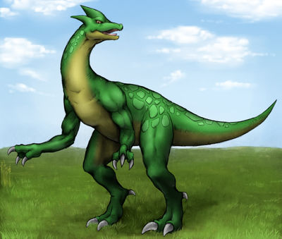 Zuum
unknown artist
Keywords: anime;monster_rancher;dinosaur;theropod;zuum;anthro;solo;non-adult