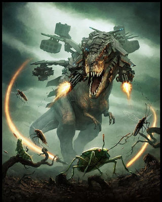 Battle Rex
unknown artist
Keywords: dinosaur;theropod;tyrannosaurus_rex;trex;feral;robot;alien;insect;non-adult