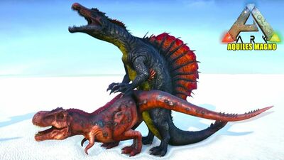 ARK Spino and Rex
unknown creator
Keywords: videogame;ark_survival_evolved;dinosaur;theropod;spinosaurus;tyrannosaurus_rex;trex;male;female;feral;M/F;from_behind;suggestive;cgi