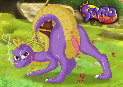 Spyro the Dragon
art by ariesartist
Keywords: videogame;spyro_the_dragon;dragon;spyro;male;anthro;solo;penis;spooge;ariesartist