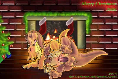 LBT Xmas
art by athus
Keywords: cartoon;land_before_time;lbt;dinosaur;ceratopsid;triceratops;sauropod;apatosaurus;male;female;anthro;M/F;penis;spoons;vaginal_penetration;spooge;holiday;athus