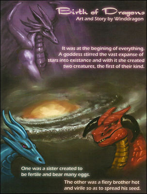 Birth of Dragons 1
art by winddragon
Keywords: dragon;dragoness;male;female;feral;solo;suggestive;incest;winddragon