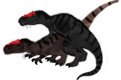 Carcharodontosaurus Sex
art by dinosauria-freak
Keywords: dinosaur;theropod;carcharodontosaurus;male;female;feral;M/F;from_behind;dinosauria-freak