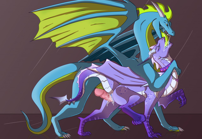 Breeding Time
art by CarouselSluts
Keywords: dragon;dragoness;male;female;feral;M/F;penis;from_behind;vaginal_penetration;spooge;NeverNeverLand