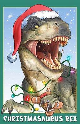 Christmasaurus Rex
art by d-mac
Keywords: dinosaur;theropod;tyrannosaurus_rex;trex;feral;holiday;solo;non-adult;d-mac