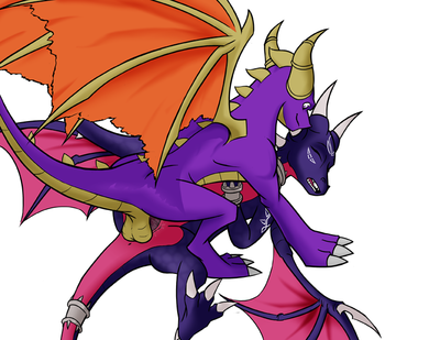Cynder and Spyro Having Sex
art by thehystericalone
Keywords: videogame;spyro_the_dragon;spyro;cynder;dragon;dragoness;male;female;anthro;M/F;penis;missionary;vaginal_penetration;spooge;thehystericalone