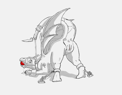 Cynder Bound
art by nc100
Keywords: videogame;spyro_the_dragon;cynder;dragoness;female;anthro;solo;bondage;vagina;nc100