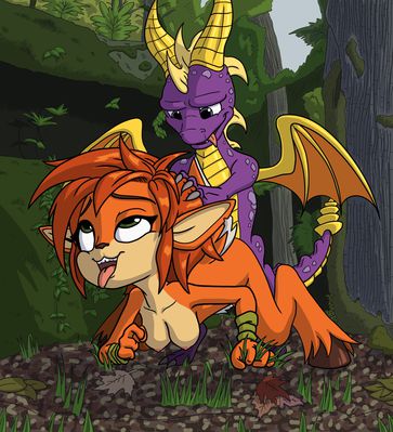 Elora Wants the D
art by dachimotsu
Keywords: videogame;spyro_the_dragon;dragon;furry;faun;elora;spyro;male;female;anthro;breasts;M/F;from_behind;suggestive;dachimotsu