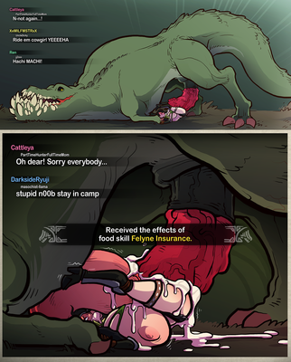 Deviljho Lover
art by sparrow
Keywords: beast;videogame;monster_hunter;queens_blade;dragon;deviljho;male;feral;human;woman;female;M/F;penis;from_behind;vaginal_penetration;macro;closeup;spooge;sparrow
