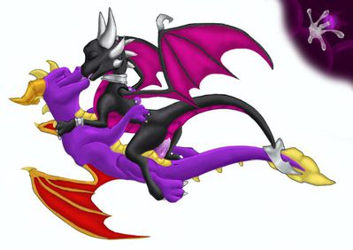 Cynder Riding Spyro
art by dirtyfox911911
Keywords: videogame;spyro_the_dragons;dragon;dragoness;spyro;cynder;male;female;feral;M/F;penis;cowgirl;vaginal_penetration;internal;ejaculation;spooge;dirtyfox911911