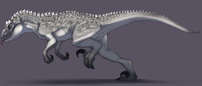 Diabolus rex
art by dog-bone
Keywords: dinosaur;theropod;diabolus_rex;feral;male;solo;non-adult;dog-bone