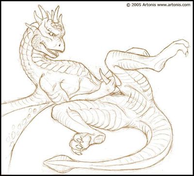 Draco Distracted
art by artonis
Keywords: dragonheart;draco;dragon;feral;male;solo;penis;masturbation;artonis