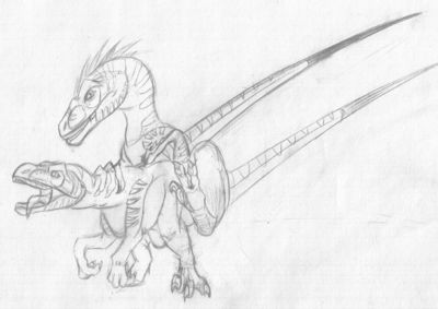 Deinonychus Copulation
art by DragonBartek
Keywords: dinosaur;theropod;raptor;deinonychus;male;female;feral;M/F;from_behind;DragonBartek