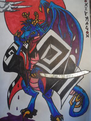 Dragon Ronin
art by lokidragon
Keywords: dragon;anthro;warrior;solo;lokidragon