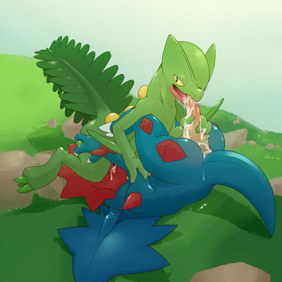 Druddigon and Sceptile
art by argon_vile
Keywords: anime;pokemon;dragon;lizard;druddigon;sceptile;male;female;anthro;M/F;penis;69;oral;spooge;argon_vile