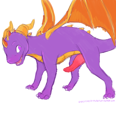 Spyro the Dragon
art by ElectrikeDeathStrike
Keywords: videogame;spyro_the_dragon;spyro;dragon;male;anthro;solo;penis;ElectrikeDeathStrike