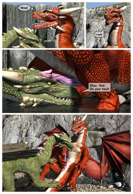 Encounter (page 4)
art by wooky
Keywords: comic;dragon;male;feral;M/M;penis;oral;masturbation;closeup;cgi;wooky