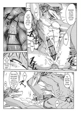 Erdelied 11
art by nenemaru and date_natsuku
Keywords: comic;furry;lizard;hybrid;male;anthro;M/M;penis;cowgirl;anal;internal;spooge;nenemaru;date_natsuku