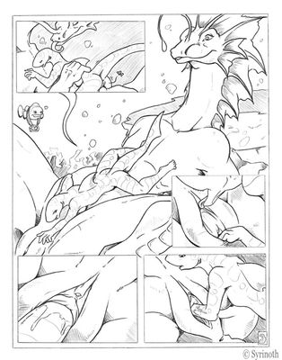 Exploring the Depths 3
art by syrinoth
Keywords: comic;dragoness;feral;shark;anthro;female;lesbian;vagina;fisting;masturbation;spooge;syrinoth