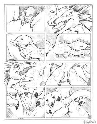 Exploring the Depths 4
art by syrinoth
Keywords: comic;dragoness;feral;shark;anthro;female;lesbian;vagina;unbirthing;tailplay;vaginal_penetration;internal;masturbation;closeup;spread;spooge;syrinoth