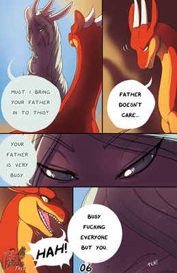 Family Matters 06
art by sefeiren
Keywords: comic;family_matters;frisky_ferals;dragon;kindle;male;dragoness;vera;female;feral;M/F;suggestive;sefeiren