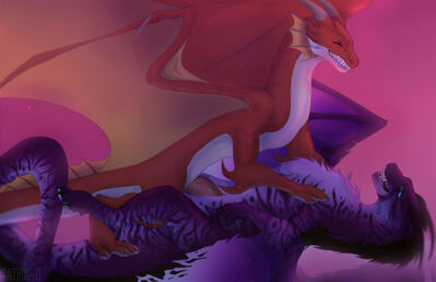 Pheya and ldrago Mating
art by FeanorDark
Keywords: dragon;dragoness;male;female;feral;M/F;penis;missionary;vaginal_penetration;FeanorDark