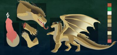 Singe Reference (Wings_of_Fire)
art by FeanorDark
Keywords: wings_of_fire;sandwing;dragon;male;feral;solo;penis;closeup;reference;spooge;FeanorDark