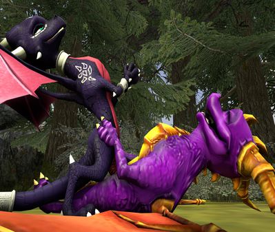 Cynder Riding Spyro
art by FireDesire
Keywords: videogame;spyro_the_dragon;dragon;dragoness;cynder;spyro;male;female;anthro;M/F;penis;cowgirl;vaginal_penetration;cgi;FireDesire