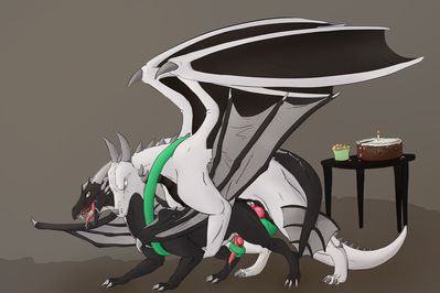 Drakes Mating
art by Gabichan00
Keywords: dragon;male;feral;M/M;penis;from_behind;anal;tailplay;masturbation;spooge;Gabichan00