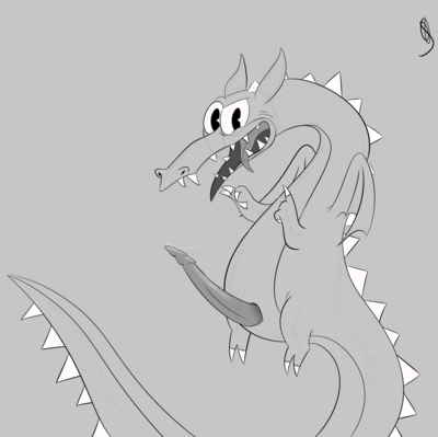 Grim Matchstick (Cuphead)
art by rokenki
Keywords: videogame;cuphead;dragon;grim_matchstick;male;anthro;solo;penis;rokenki