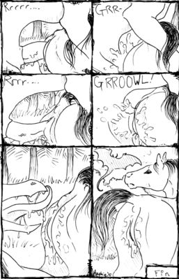 Heat 5
art by aazhie
Keywords: comic;dragon;furry;equine;horse;male;female;feral;M/F;penis;from_behind;vaginal_penetration;closeup;oral;spooge;aazhie