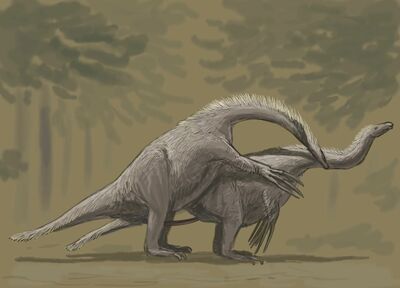 Therizinosaurus
art by J_Knuppe
Keywords: dinosaur;theropod;therizinosaurus;male;female;feral;M/F;penis;from_behind;cloacal_penetration;J_Knuppe