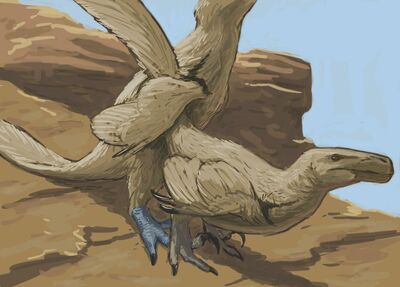 Utahraptors Mating
art by J_Knuppe
Keywords: dinosaur;theropod;raptor;utahraptor;male;female;feral;M/F;from_behind;J_Knuppe