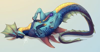 Flirting
art by jovian1706
Keywords: dragon;male;feral;solo;penis;spooge;jovian1706