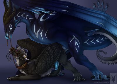 Kalemendrax and Max_the_shadowdragon
art by anora_drakon
Keywords: dragon;male;feral;M/M;bondage;penis;from_behind;anal;anora_drakon