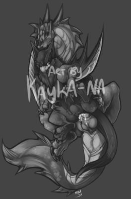 Nargacuga Mating With Lagiacrus
art by kayla-na
Keywords: videogame;monster_hunter;dragon;dragoness;wyvern;lagiacrus;nargacuga;male;female;feral;M/F;penis;reverse_cowgirl;vaginal_penetration;spooge;kayla-na