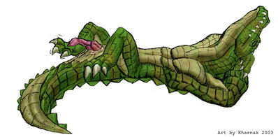 Gator
art by kharnak
Keywords: crocodilian;alligator;male;anthro;solo;penis;kharnak