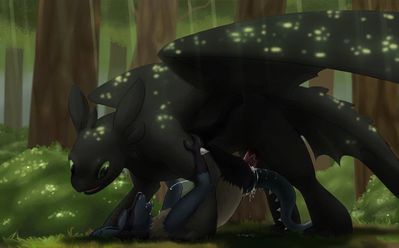 Lucario and Toothless
art by koba
Keywords: anime;pokemon;how_to_train_your_dragon;httyd;night_fury;toothless;lucario;dragon;furry;canine;dog;male;anthro;M/M;penis;missionary;anal;spooge;koba