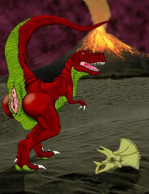 Rex Girl
art by lokidragon
Keywords: dinosaur;theropod;tyrannosaurus_rex;trex;female;anthro;solo;vagina;lokidragon