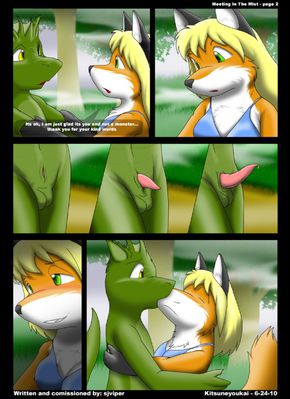 Meeting in the Mist 2
art by kitsune_youkai
Keywords: comic;lizard;furry;canine;fox;male;female;anthro;breasts;M/F;penis;spooge;kitsune_youkai