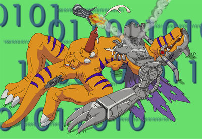 Metalgreymon
unknown artist
Keywords: anime;digimon;dinosaur;theropod;metalgreymon;male;anthro;solo;penis;anal;fingering;masturbation;ejaculation;orgasm;spooge