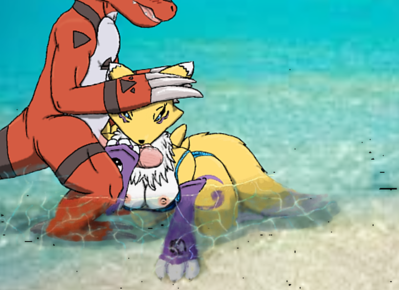 Renamon and Guilmon Beach Fun 2
art by moltsi
Keywords: anime;digimon;dragon;furry;canine;fox;renamon;guilmon;male;female;anthro;breasts;M/F;oral;beach;moltsi