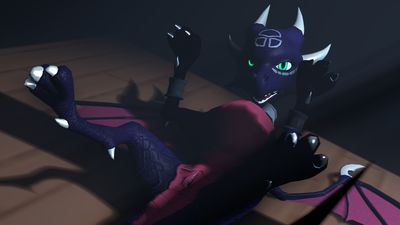 Cynder Exposed
art by mrdr
Keywords: videogame;spyro_the_dragon;dragoness;cynder;female;anthro;solo;vagina;presenting;cgi;mrdr