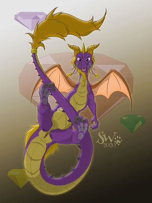 Noodle Spyro
art by sherwood
Keywords: videogame;spyro_the_dragon;eastern_dragon;dragon;spyro;male;feral;solo;cloaca;sherwood